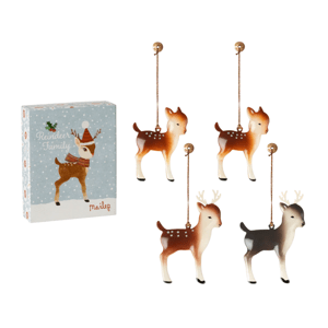 MAILEG Kovové ozdoby v krabičce - Reindeer family S24