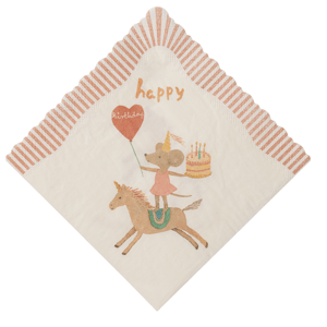 MAILEG Ubrousky Happy birthday - Unicorn S25