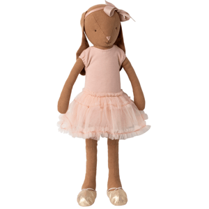 MAILEG Králíček baletka Chocolate brown - Size 3 - Rose S25