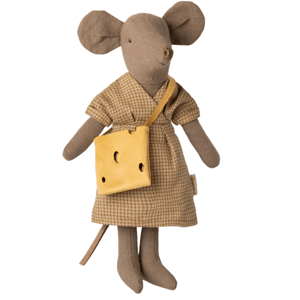 MAILEG Myška - máma Light brown S25