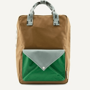 Sticky Lemon Velký batoh - brassy green + apple green + steel blue