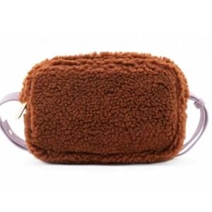 STICKY LEMON Ledvinka teddy - pecan brown + hazy lilac