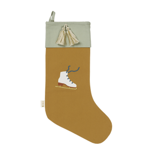FABELAB Vánoční ponožka - ochre