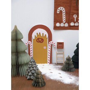 FABELAB Dvěře pro skřítka - gingerbread