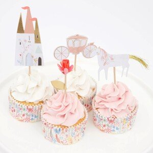 MERI MERI Ozdoby na muffiny - Princess