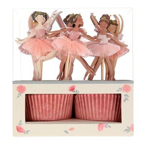 MERI MERI Ozdoby na muffiny - Ballerina