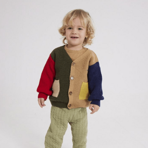 BOBO CHOSES Kardigan Baby - Color Block Velikost: 9m