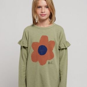 BOBO CHOSES Triko - Big Flower ruffle Velikost: 4-5y