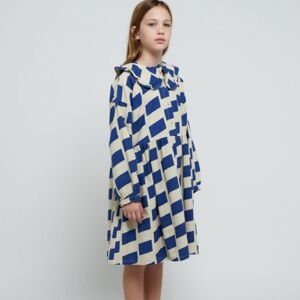 BOBO CHOSES Šaty - Checker all over Velikost: 2-3y