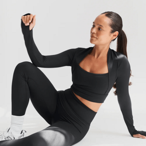 SISTERLY TRIBE Bolero Top - Black Velikost: L
