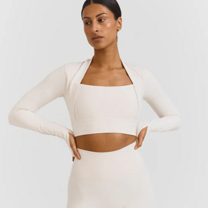 SISTERLY TRIBE Bolero Top - Marshmallow Velikost: L