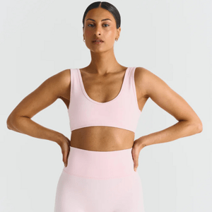 SISTERLY TRIBE Sportovní podprsenka V-Neck - Ballet Slipper Velikost: M