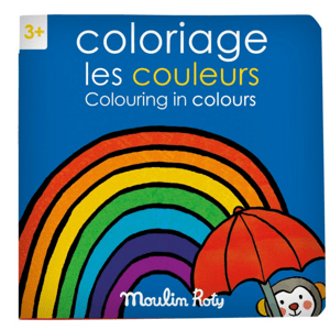 MOULIN ROTY Kreativní omalovánky "Colours" French / English Les Popipop (20 p.) /6