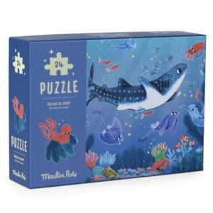 MOULIN ROTY Puzzle svítící ve tmě Pod mořem - 24 pcs