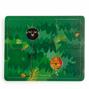 MOULIN ROTY Třívrstvé puzzle Džungle