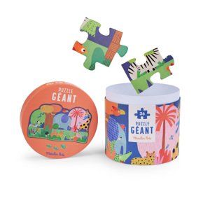 MOULIN ROTY Obří puzzle Oáza zvířat - 36 pcs