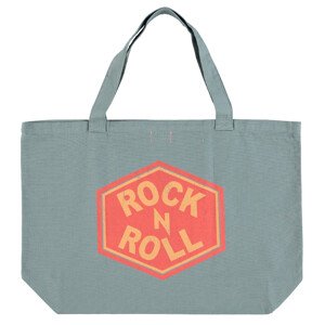 SISTERS DEPARTMENT XL Taška | Green w/ "rock n roll" print