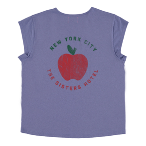 SISTERS DEPARTMENT Dámske triko - lavender / red apple Velikost: L