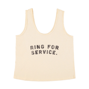 SISTERS DEPARTMENT Dámský top - Ecru / Ring for service Velikost: L