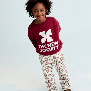 THE NEW SOCIETY Kalhoty Rib - Elyse Print Velikost: 3y
