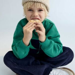 THE NEW SOCIETY Kalhoty Nicol Pant - Infinite Navy Velikost: 6y