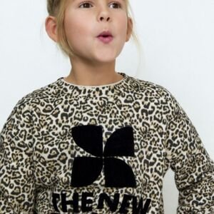 THE NEW SOCIETY Mikina TNS Logo Sweatshirt Nelia Print Velikost: 3y