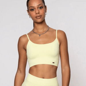BELIEVE ATHLETICS Sportovní podprsenka Joy - Butter Yellow Velikost: M