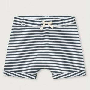 GRAY LABEL Kraťasy GOTS / Blue Grey - Off White Velikost: 2-3y