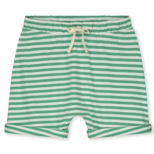 GRAY LABEL Kraťasy GOTS / Bright Green - Off White Velikost: 5-6y