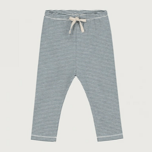 GRAY LABEL Legíny pro miminko GOTS / Blue Grey - Cream Velikost: 18-24M