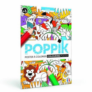 POPPIK Omalovánkový plakát Zvířata