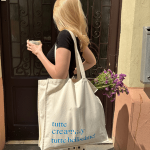 CREAMMY Taška shopper Tutte Bellissime blue