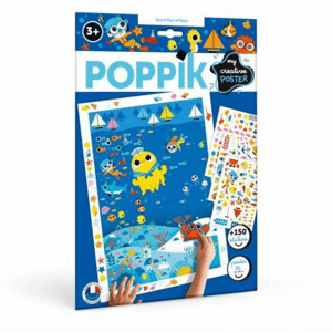 POPPIK Kreativní samolepková sada Moře