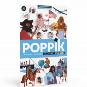 POPPIK Vzdělávací samolepkový plakát Časová osa historie