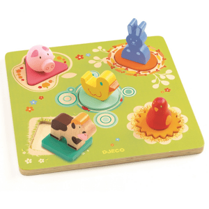 DJECO Na Farmě - vkládací puzzle