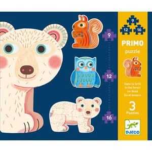 DJECO Puzzle pro nejmenší - V lese
