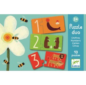 DJECO Duo puzzle Čísla