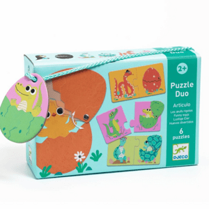 DJECO Duo Puzzle - Funny eggs
