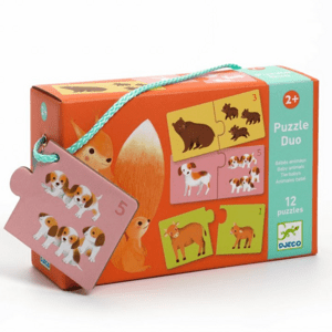 DJECO Duo puzzle Počítání se zvířátky