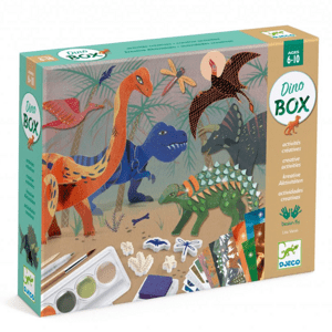 DJECO Luxusní výtvarný set Dinosauři