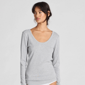 GAI+LISVA Dámské tričko Ivy - Light Grey Melange Velikost: L