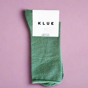 KLUE Třpytivé ponožky Mint Green| 36-40