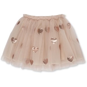 KONGES SLOJD Třpytivá sukně Yvonne - HEART SEQUINS Velikost: 5-6y