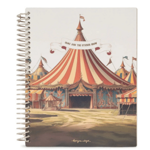 KONGES SLOJD Kniha s přemístitelnými samolepkami - CIRCUS