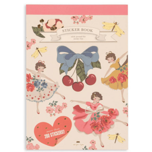 KONGES SLOJD Knížka se samolepkami - A STICKER A DAY / PINK
