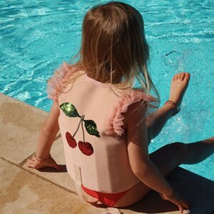 KONGES SLOJD Plovací vesta - GEMMA EVENING SAND Velikost: 2-3y