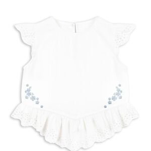 KONGES SLOJD x RHW Halenka FIORI - OPTIC WHITE Velikost: 4y