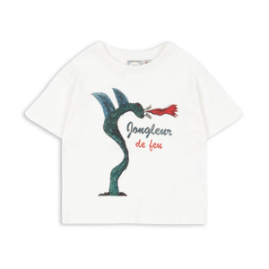KONGES SLOJD x RHW Triko JONGLEUR - ANTIQUE WHITE Velikost: 5-6y