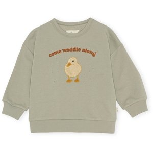 KONGES SLOJD Mikina LOU - DRIED SAGE Velikost: 7-8Y