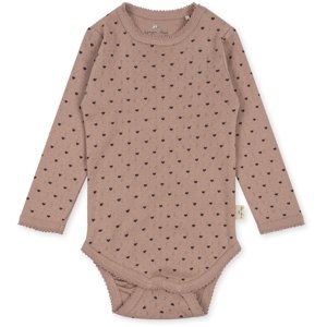 KONGES SLOJD Body Minnie - GOTS DU COEUR SPARROW Velikost: 3y